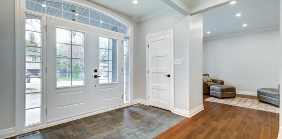 House interior with new windows and doors after Home Renovation in East Peoria IL